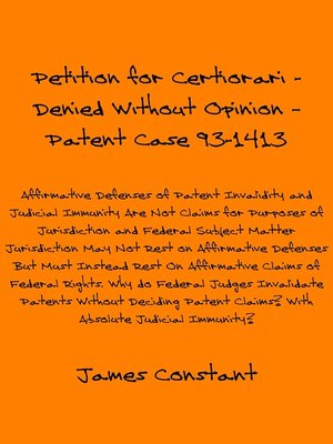 cover image of Petition for Certiorari